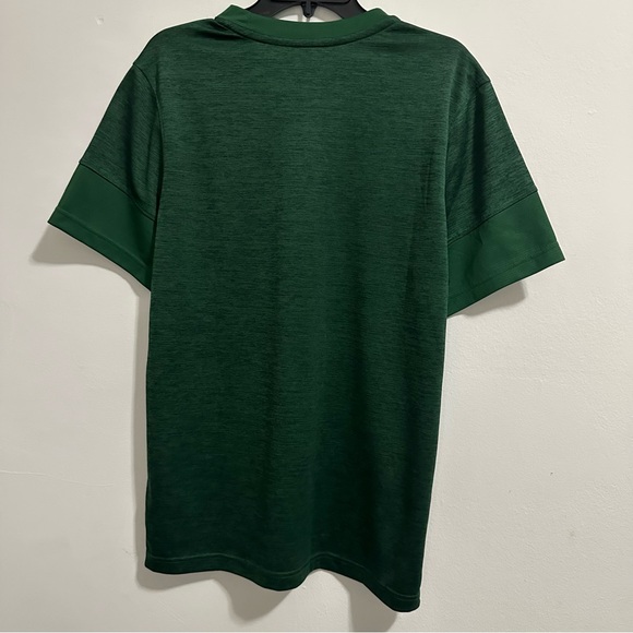 NIKE Mens Green Breathable Airy Top T Shirt Short Sleeve Size M - Picture 4 of 14